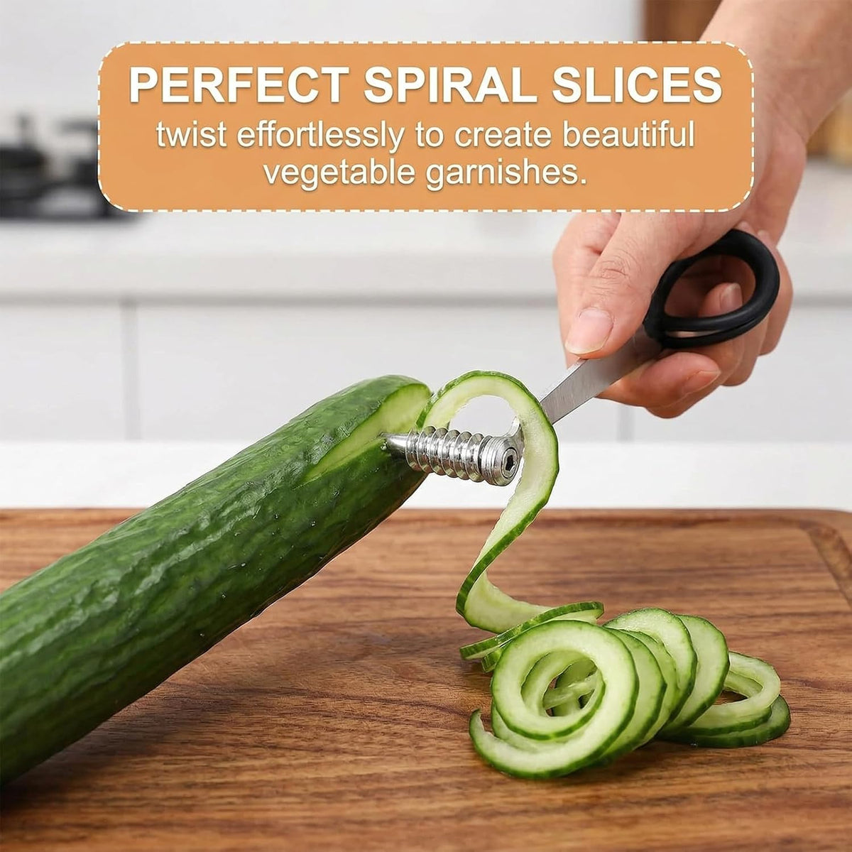 Spiral Cutter Set 2 Pcs Stainless Steel