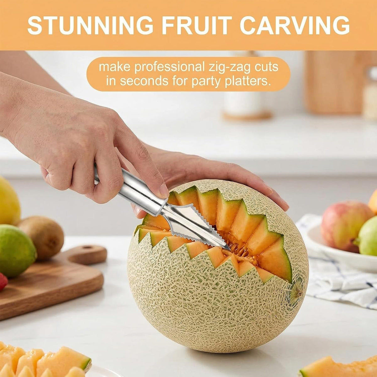 Spiral Cutter Set 2 Pcs Stainless Steel