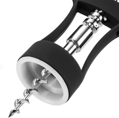 Wine Opener, Premium Wing Corkscrew Wine Bottle Opener, Silver