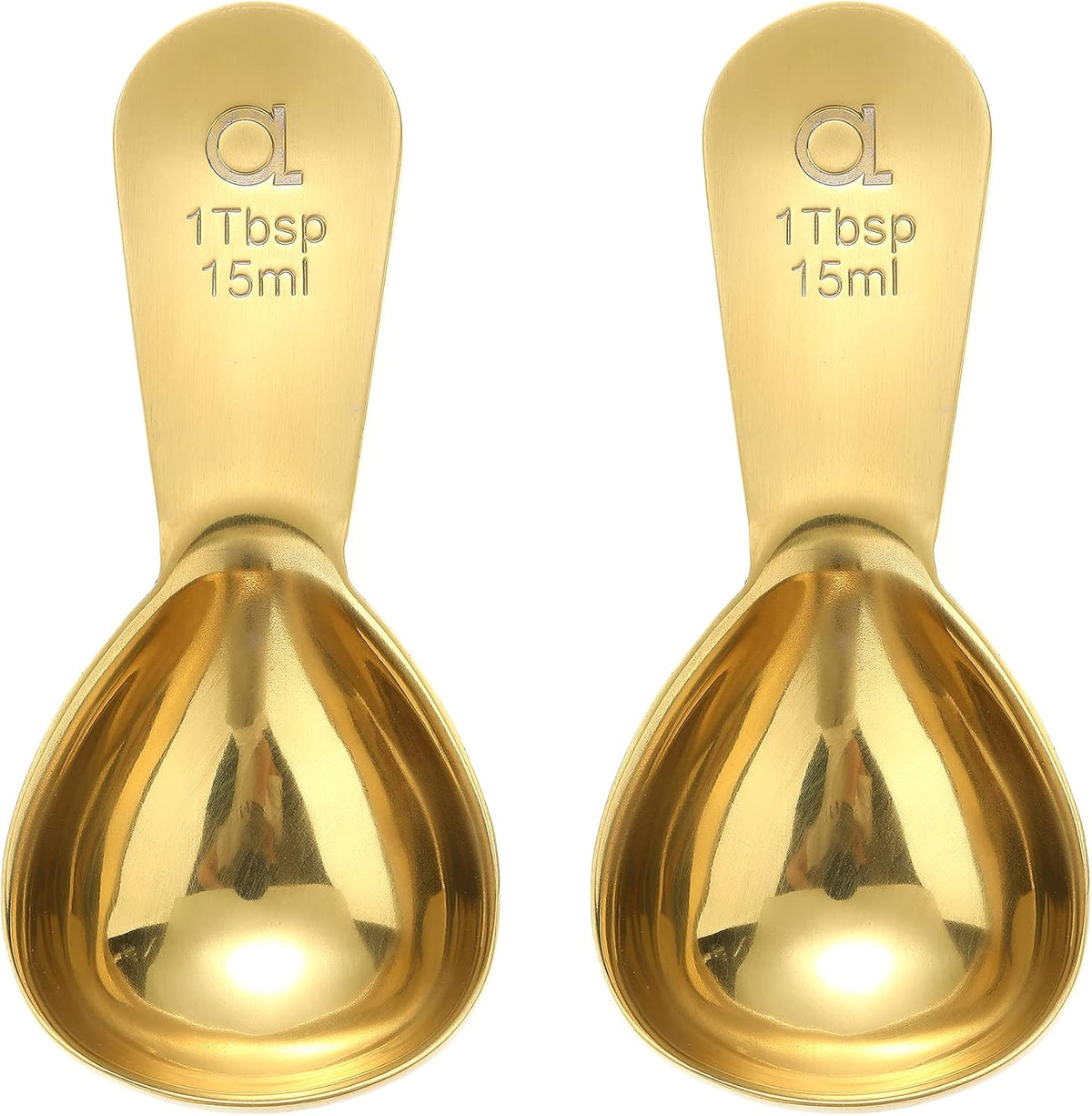 Coffee Scoop (Set of 2) - 1 Tablespoon Stainless Steel Measuring Spoons