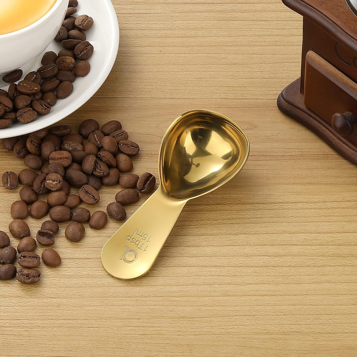 Coffee Scoop (Set of 2) - 1 Tablespoon Stainless Steel Measuring Spoons