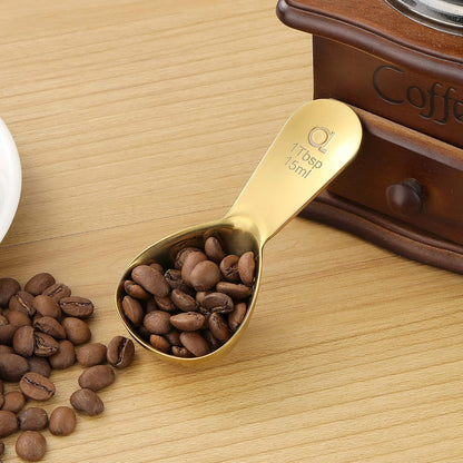 Coffee Scoop (Set of 2) - 1 Tablespoon Stainless Steel Measuring Spoons