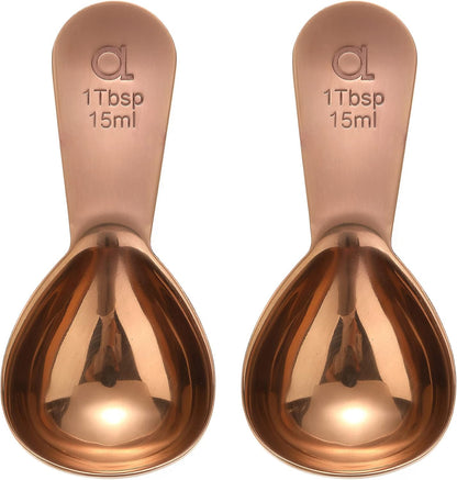 Coffee Scoop (Set of 2) - 1 Tablespoon Stainless Steel Measuring Spoons