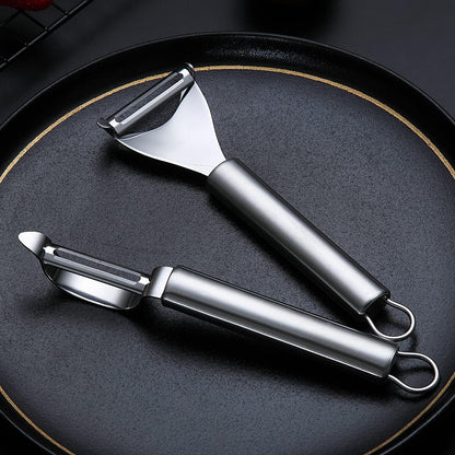 Gold Potato Vegetable And Fruit Peelers For Kitchen, Titanium Gold Plating Stainless Steel Peelers,Sharp Blade And Ergonomic Non Slip Easy To Grip Set Of 2