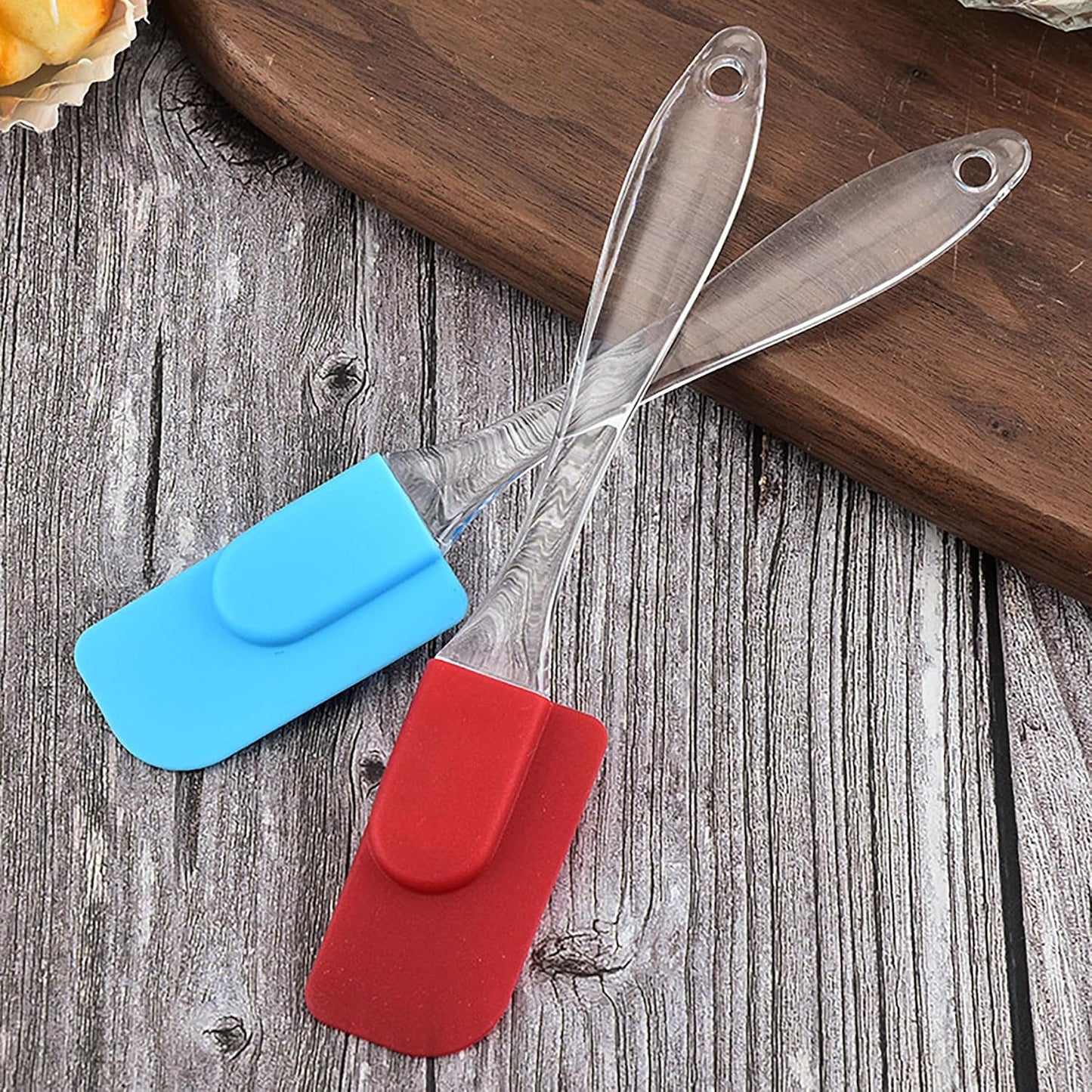 6 Piece Mini Silicone Spatula Set, Small Heat-Resistant Rubber Spatulas for Baking, Cooking, Mixing, Non-Stick Kitchen Tools for Cooking & Baking