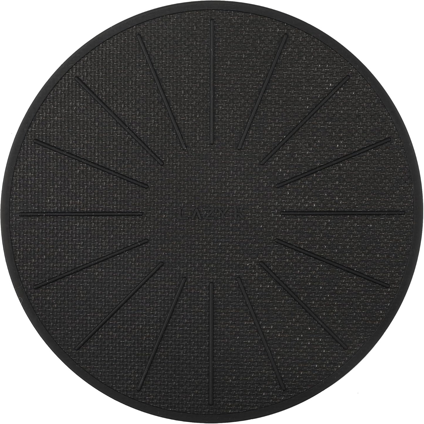 Induction Cooktop Mat - Silicone Fiberglass Scratch Protector - for Magnetic Stove - Non Slip Pads to Prevent Pots from Sliding During Cooking_ Black (7.8inches)