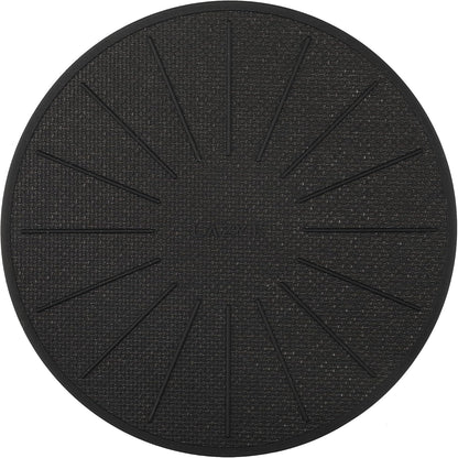 Induction Cooktop Mat - Silicone Fiberglass Scratch Protector - for Magnetic Stove - Non Slip Pads to Prevent Pots from Sliding During Cooking_ Black (7.8inches)
