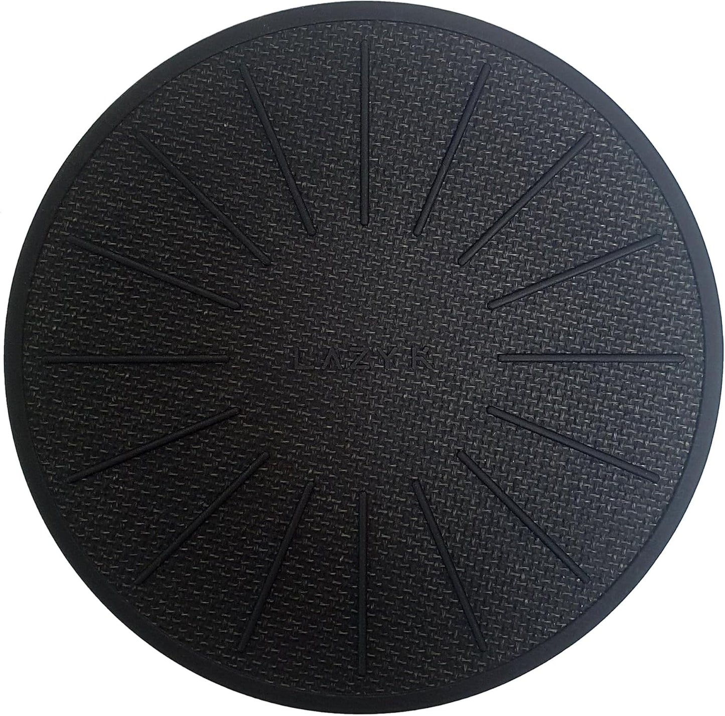 Induction Cooktop Mat - Silicone Fiberglass Scratch Protector - for Magnetic Stove - Non Slip Pads to Prevent Pots from Sliding During Cooking_ Black (7.8inches)