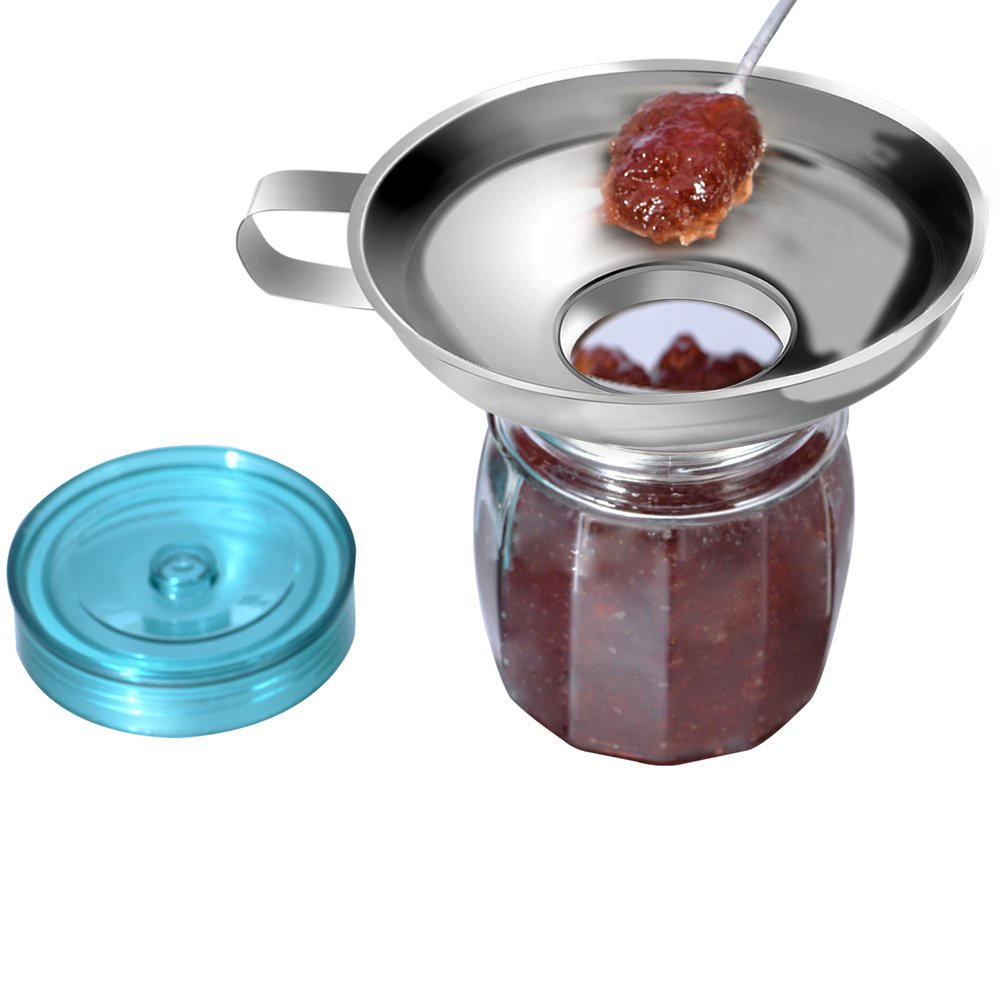 Metal Stainless Steel Funnel, Large Medium Small Funnel Set of 3, Food Grade Mini Kitchen Funnels for Transferring Essential Oils, Liquid, Fluid, Small Funnels for Filling Bottles Flask Cooking