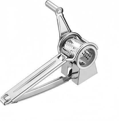 Manual Rotary Cheese Grater, 304 Stainless Steel Hand-Crank