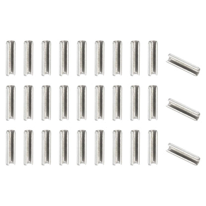 Slotted Spring Pin, 50 Pcs 1/8" x 3/4" (3.2mm x 20mm) 304 Stainless Steel Split Roll Pins Spring Dowel for Home Improvement Automotive Machine Repair, Silver - Colors B