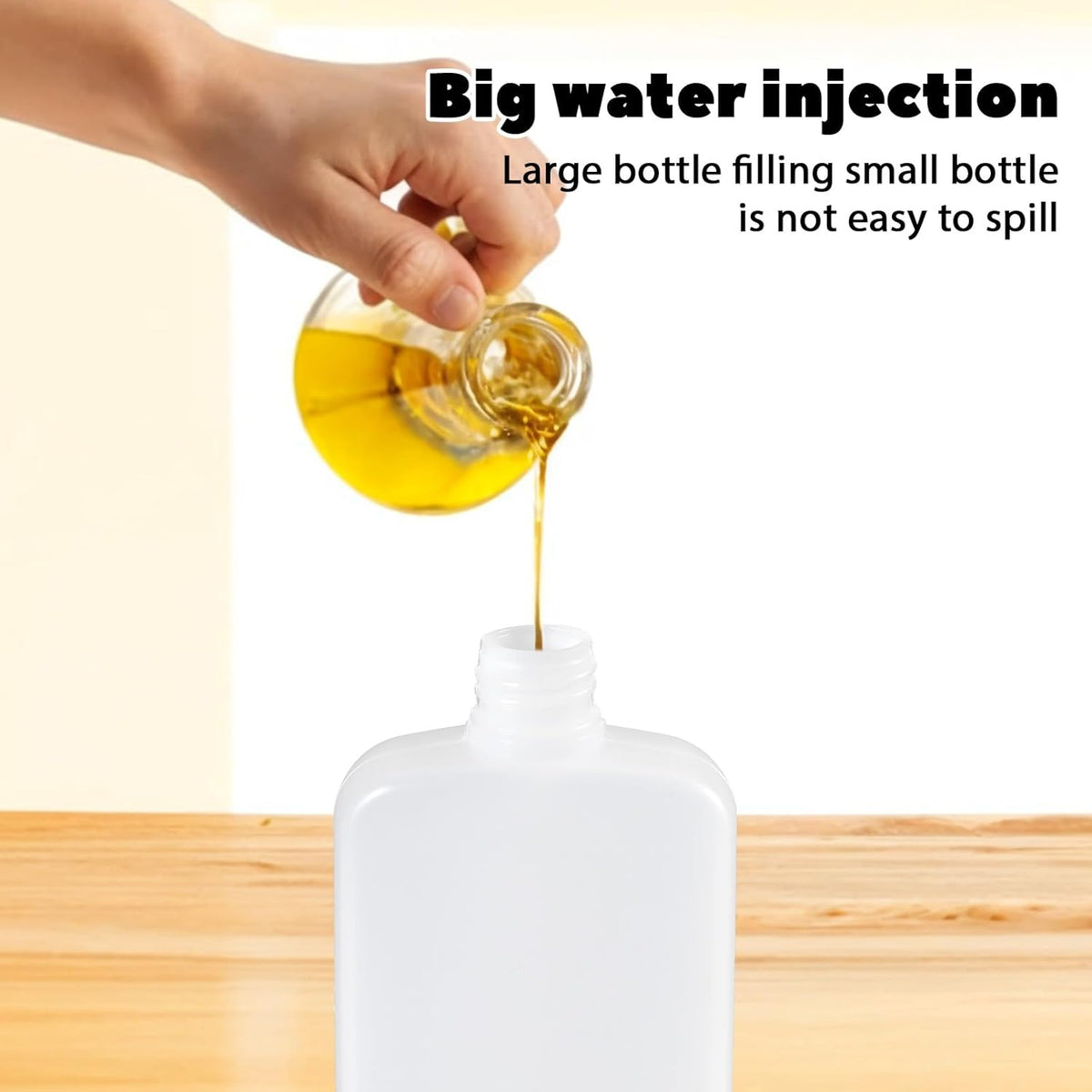 Oil Dispenser Bottle for Camping & Cooking, 4oz Squeeze Condiment Bottle, 2 Pack, High Density Polyethylene, 118.29ml, Reusable, Leak-proof Screw Cap