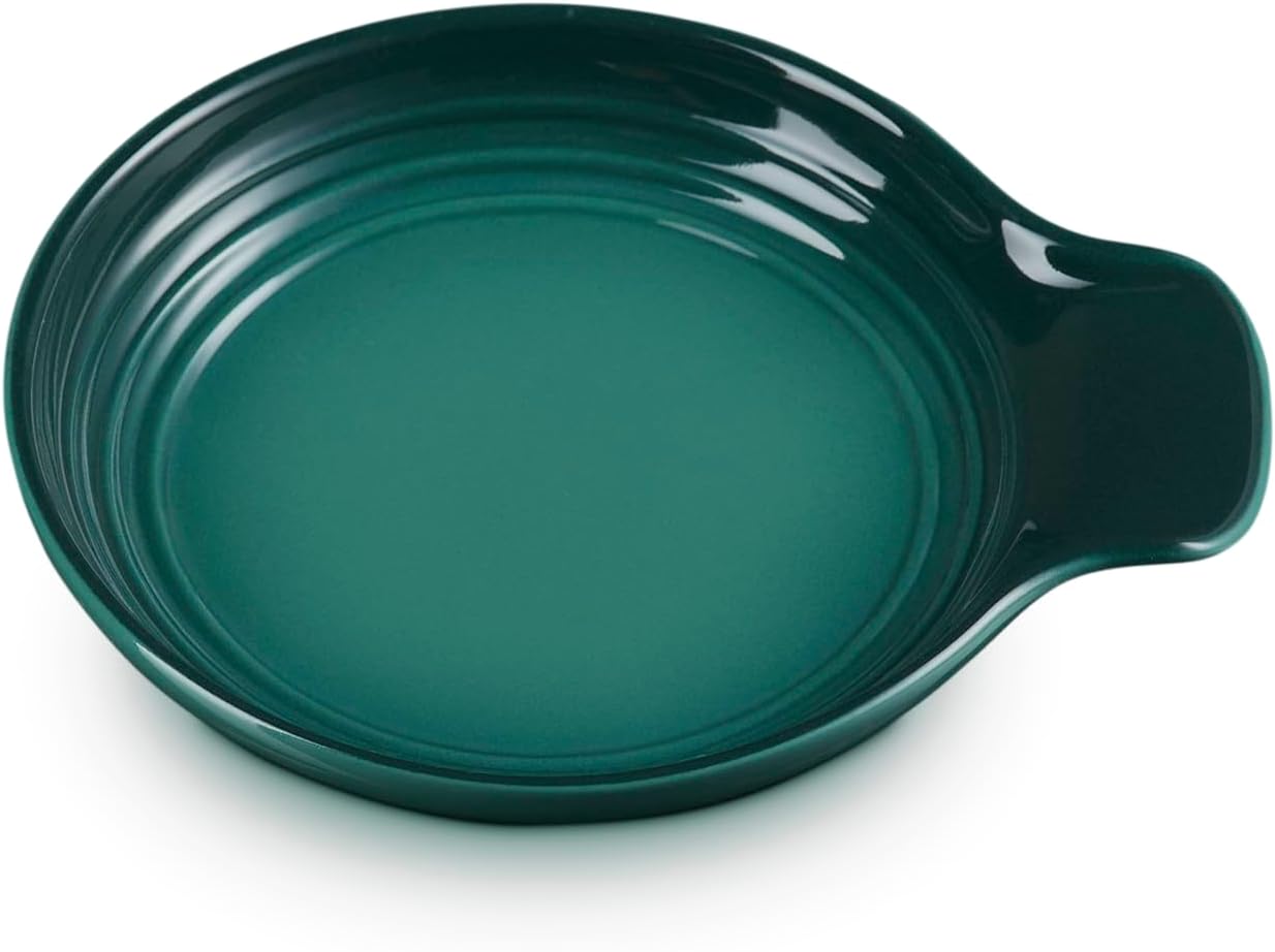 Signature Stoneware Spoon Rest, 6 Inches, Marseille