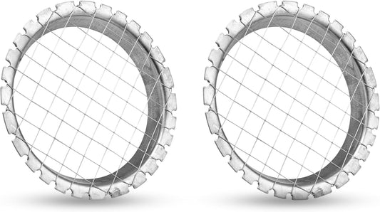 Stainless Steel Egg Chopper - Manual Hard Boiled Egg Dicer, Wire Potato & Carrot Salad Chopper Grid/Slicer, 2 Pcs