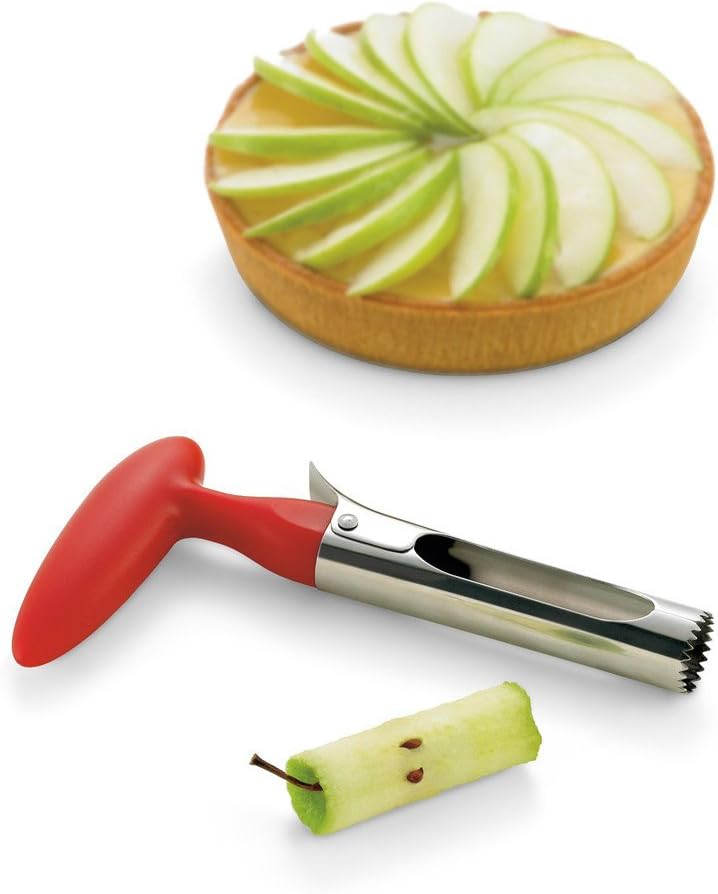 apple Corer, Stainless Steel Kitchen Gadget Tool Fruit Seeder Core Remover Fruit Vegetable Tools Apple Pear Corer Easy Twist Fruits Tools Core Seed Remover