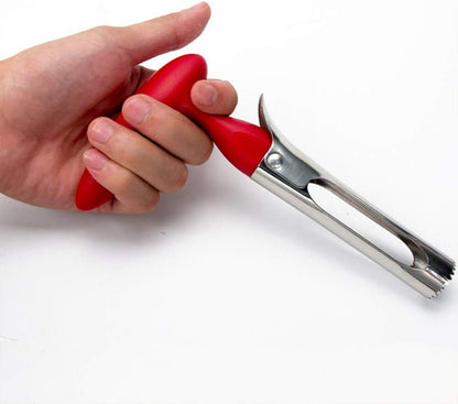 apple Corer, Stainless Steel Kitchen Gadget Tool Fruit Seeder Core Remover Fruit Vegetable Tools Apple Pear Corer Easy Twist Fruits Tools Core Seed Remover