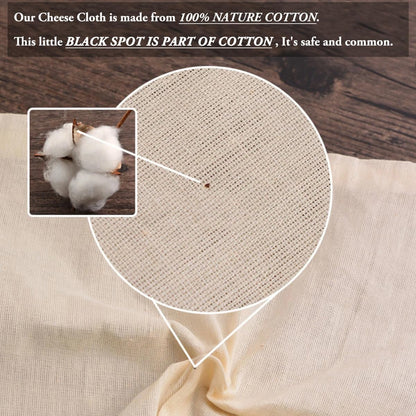 6Pcs Cheese Cloths for Straining, Reusable Grade 100 Cheesecloth for Cooking, 20x20" Ultra Fine Mesh Cheese Cloth,100% Unbleached Cotton Cloth Strainer for Juicing, Baking, Cheese Making