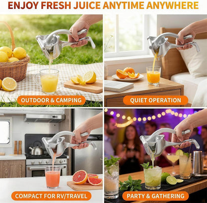 Lime Squeezer, Manual Citrus and Lemon Juice Press