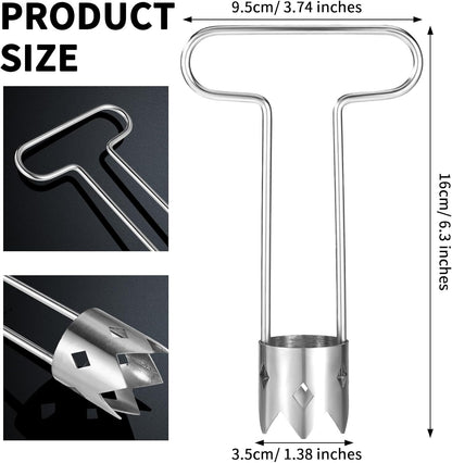 Red Bell Pepper Seed Corer, T Shaped Vegetable and Fruit Corer