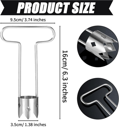 Red Bell Pepper Seed Corer, T Shaped Vegetable and Fruit Corer
