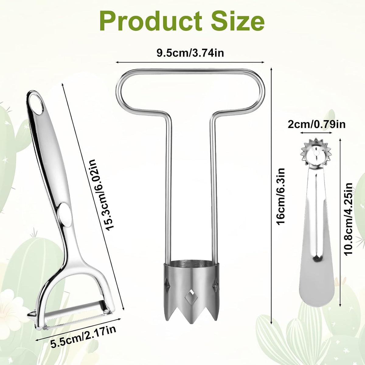 Red Bell Pepper Seed Corer, T Shaped Vegetable and Fruit Corer