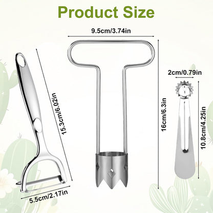 Red Bell Pepper Seed Corer, T Shaped Vegetable and Fruit Corer