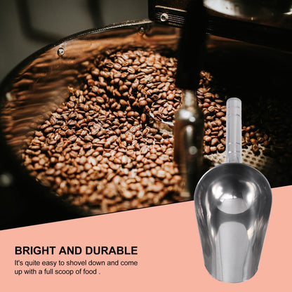 2-Pack Stainless Steel Dog Food Scoop 1-Cup Pet Food Scoop for Dry Kibble Nuts Flour Beans Candy Thin-Edge Shovel for Easy Serving 9.05 X 3.34 X 3.54 in
