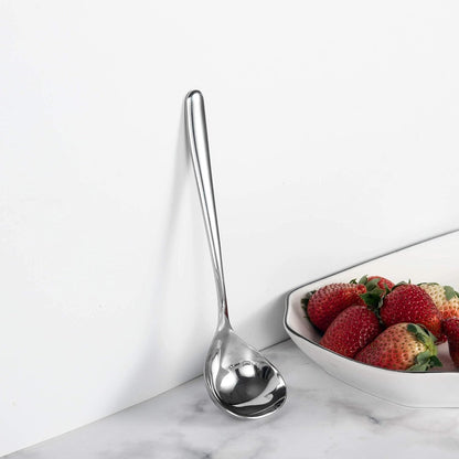 8-Inch Gravy Ladle SUS304 Stainless Steel Serving Ladle, Set of 4