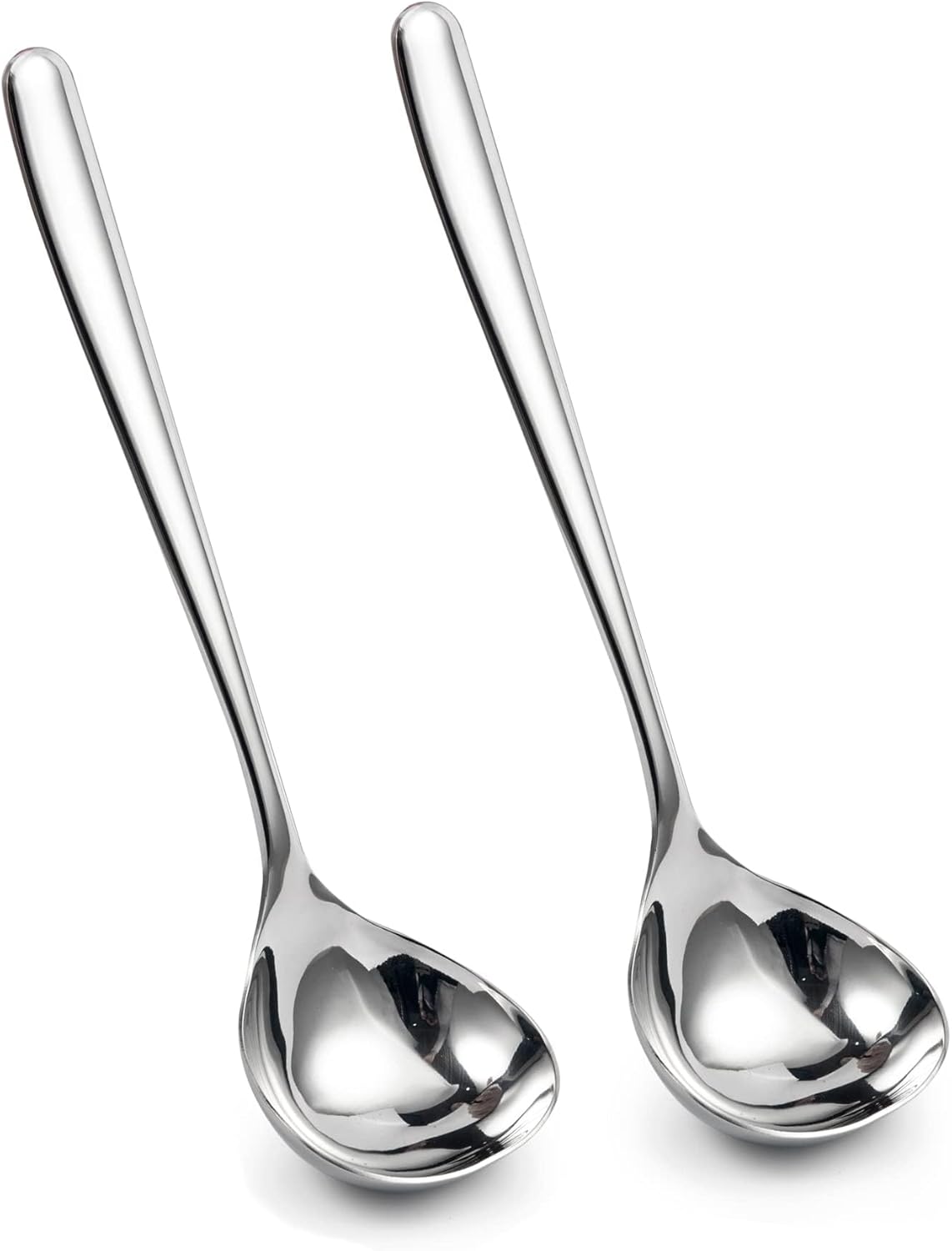 8-Inch Gravy Ladle SUS304 Stainless Steel Serving Ladle, Set of 4