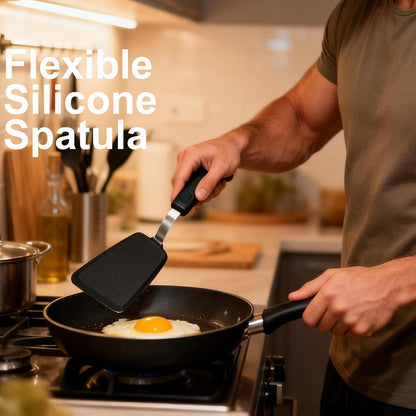 Mixed 5 Piece Silicone Spatula Set for Nonstick Cookware | Heat resistant, Kitchen Cooking Utensils Set, Flexible Stainless Steel Core, Full Silicone, Dishwasher Safe