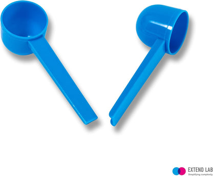 5g Plastic Measuring Spoons (10ml) – Pack of 5 mini Scoops for Protein Poweder, Creatine, Coffee, Lab, Baking, Laundry, Canisters, Dry Goods – 1 Teaspoon Measuring Spoons (tsp), Pink