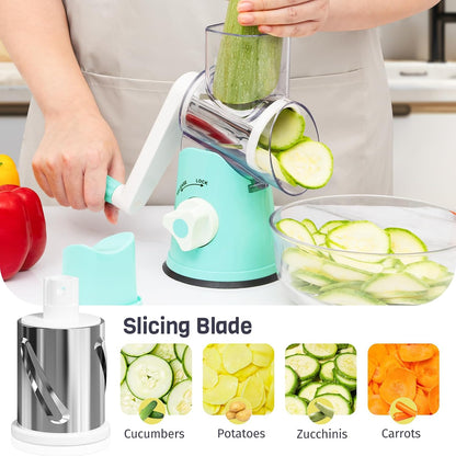 Black Hand Crank Rotary Cheese Grater