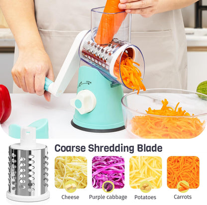 Black Hand Crank Rotary Cheese Grater