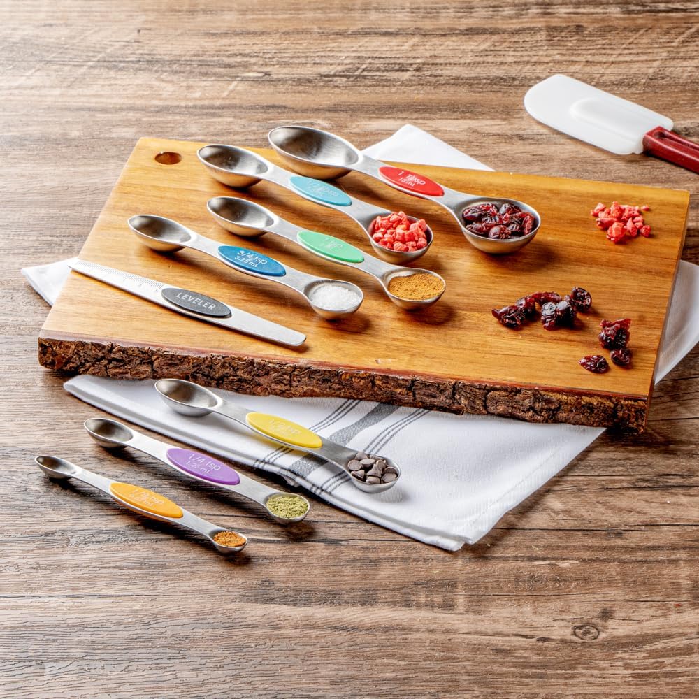 Stainless Steel Assorted Measuring Spoon Set, 6.7 x 1.6 In
