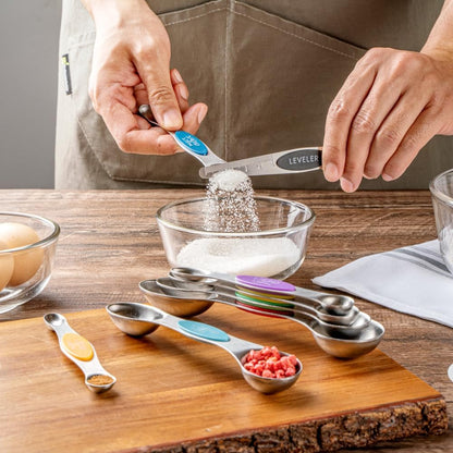 Stainless Steel Assorted Measuring Spoon Set, 6.7 x 1.6 In