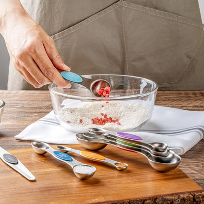 Stainless Steel Assorted Measuring Spoon Set, 6.7 x 1.6 In