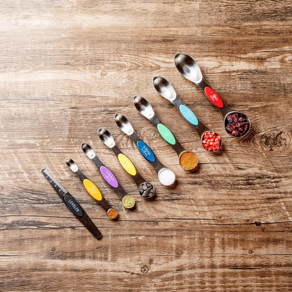 Stainless Steel Assorted Measuring Spoon Set, 6.7 x 1.6 In