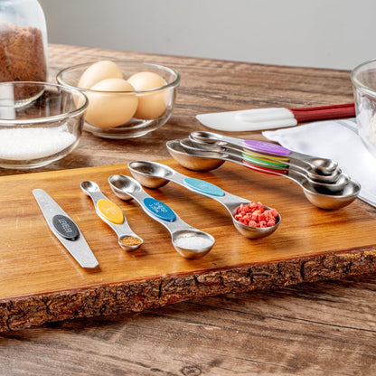 Stainless Steel Assorted Measuring Spoon Set, 6.7 x 1.6 In