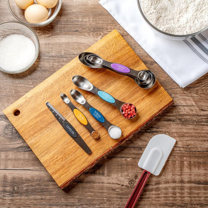 Stainless Steel Assorted Measuring Spoon Set, 6.7 x 1.6 In