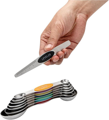 Stainless Steel Assorted Measuring Spoon Set, 6.7 x 1.6 In