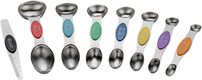 Stainless Steel Assorted Measuring Spoon Set, 6.7 x 1.6 In
