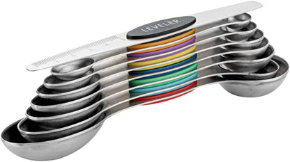 Stainless Steel Assorted Measuring Spoon Set, 6.7 x 1.6 In