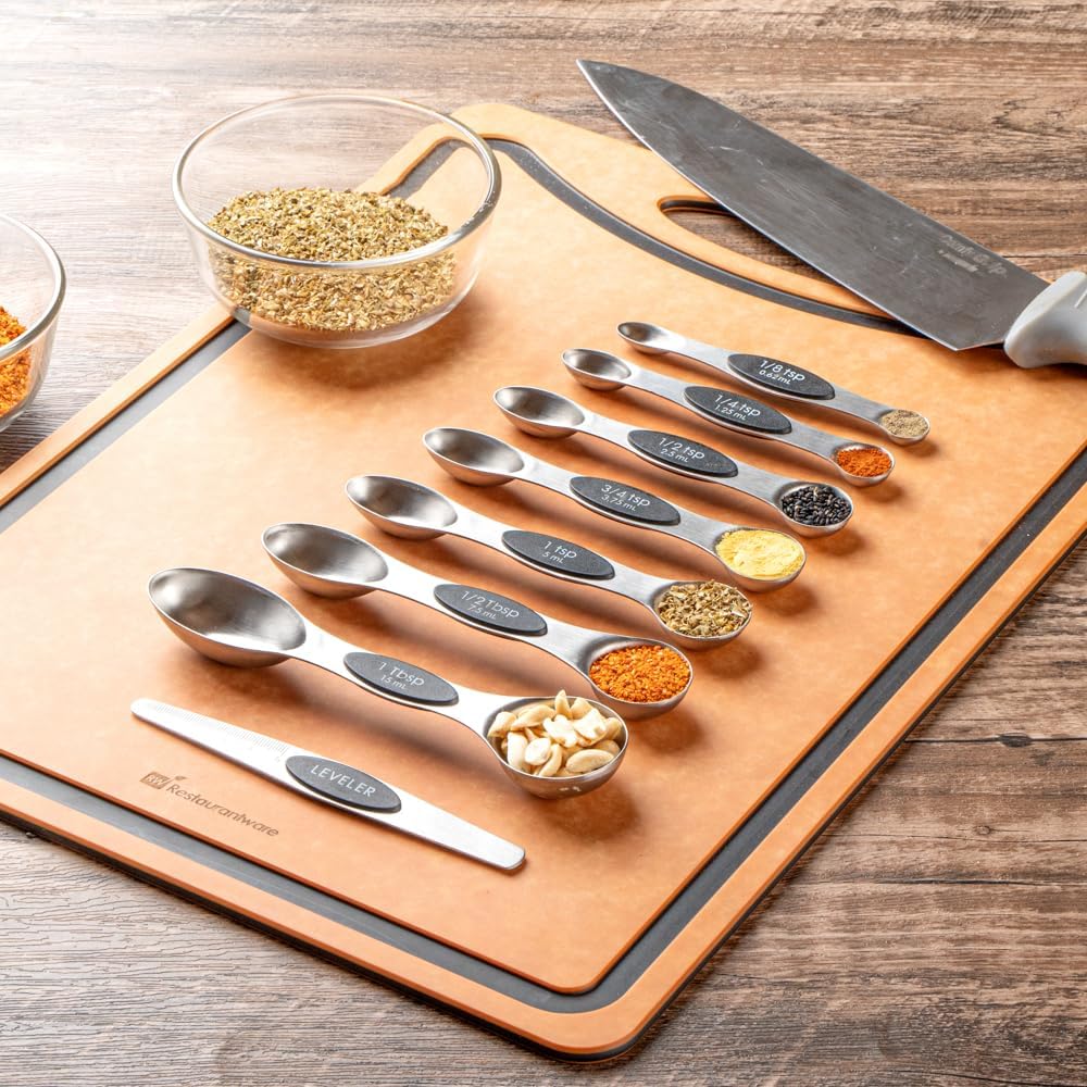 Stainless Steel Assorted Measuring Spoon Set, 6.7 x 1.6 In