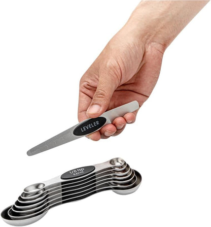 Stainless Steel Assorted Measuring Spoon Set, 6.7 x 1.6 In