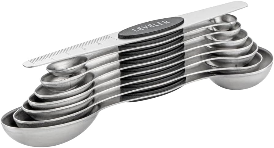 Stainless Steel Assorted Measuring Spoon Set, 6.7 x 1.6 In