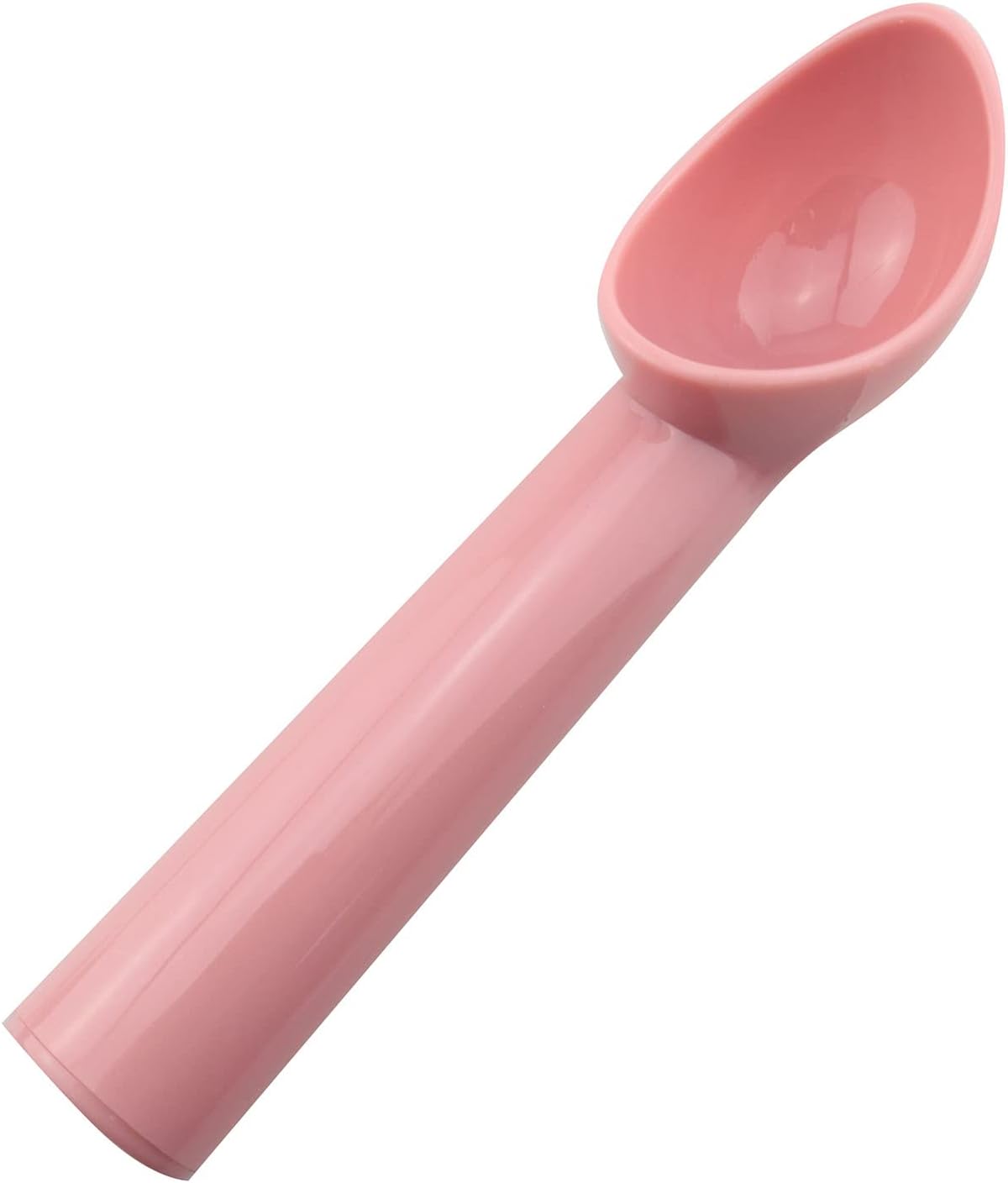 4pcs Plastic Ice Cream Scoop Fruit Spoons Melon Baller Watermelon Scooper Kitchen Accessories 4 Colors (Gray, Rose Pink, Blue, Pink)