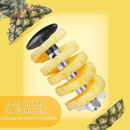 Newness Upgraded Pineapple Corer & Slicer, Reinforced Thick Blade