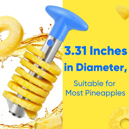 Newness Upgraded Pineapple Corer & Slicer, Reinforced Thick Blade