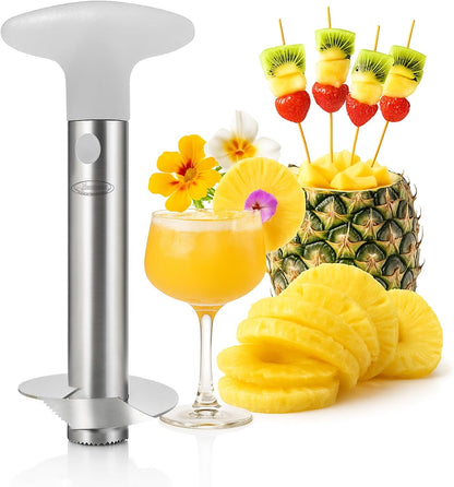 Newness Upgraded Pineapple Corer & Slicer, Reinforced Thick Blade
