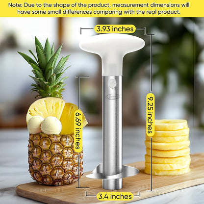 Newness Upgraded Pineapple Corer & Slicer, Reinforced Thick Blade
